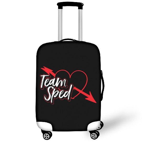 Team Sped Teacher Awareness Special Education Luggage Covers