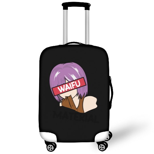 Anime Waifu Material Manga Eyes Japanese Luggage Covers
