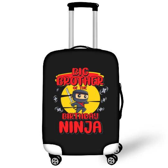 Big Brother Of The Birthday Ninja Party Gift Idea Luggage Covers