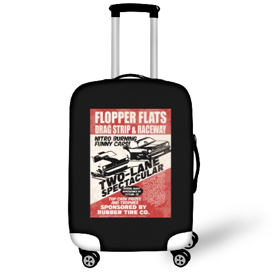 Vintage Hot Rod Classic Drag Racing Poster Luggage Covers