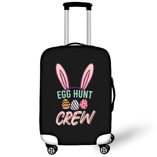 Egg Hunt Crew Funny Easter Day Luggage Covers