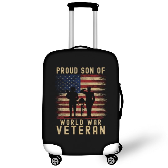 Proud Son of World War 2 Veteran Luggage Covers