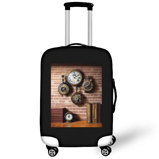 Ai art steampumk clocks Luggage Covers