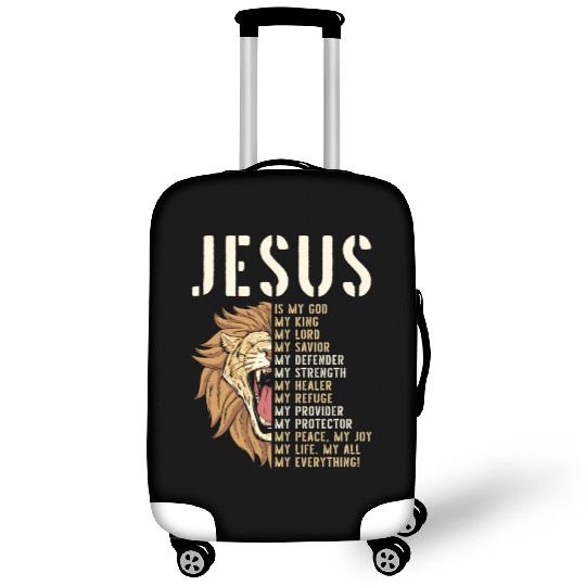 Jesus Is My God Lion Of Judah Christian Religious Luggage Covers