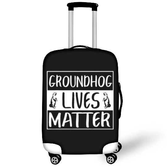 Groundhog Lives Matter Funny Woodchuck Luggage Covers