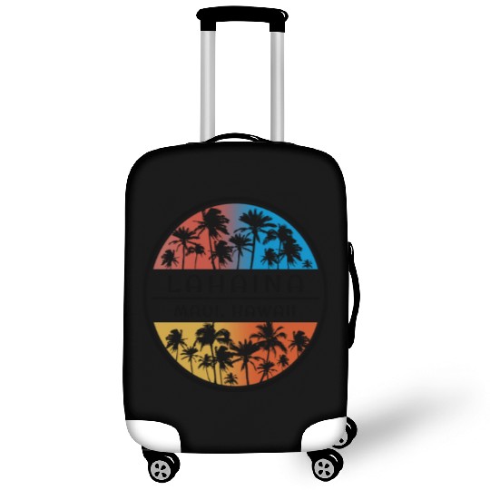 Lahaina Maui Hawaii Hawaiian Islands Palm Tree Luggage Covers