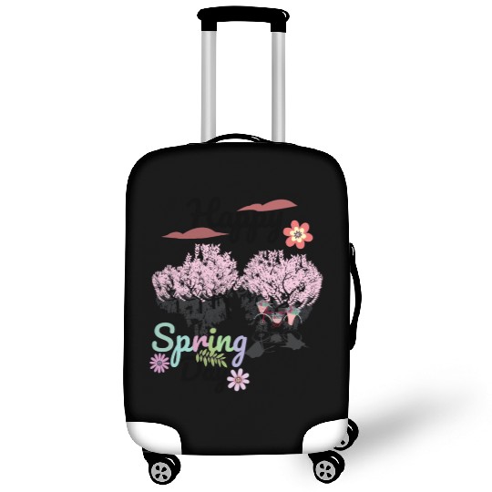 Seasons Greetings for Spring, Happy Spring Graphic Luggage Covers