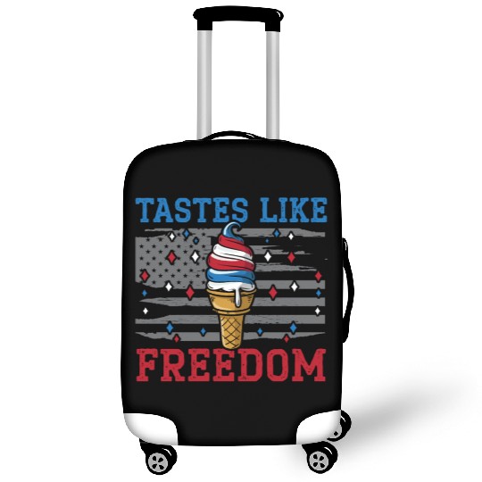 Patriotic America USA Flag 4th Of July American Luggage Covers