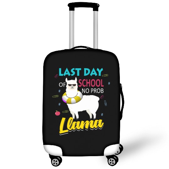 Llama Last Day of School Teacher No Prob Luggage Covers