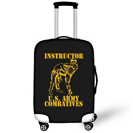Army Combatives Knee Instructor Gold Luggage Covers