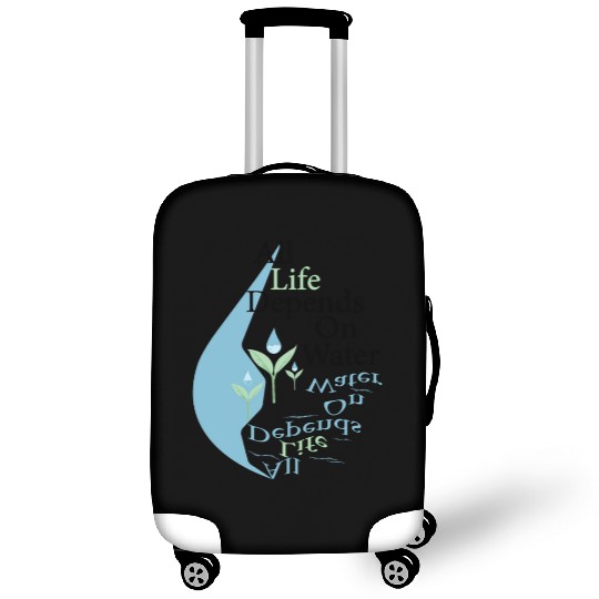 Nice Design about World Water Day Luggage Covers