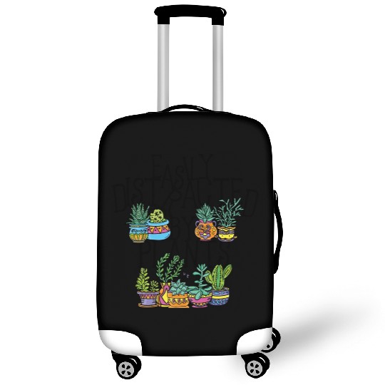 Easily Distracted Plants Botany Teacher Planting Luggage Covers