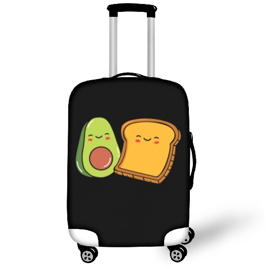 Siblings Avocado Toast Combo Big Sister Brother Luggage Covers