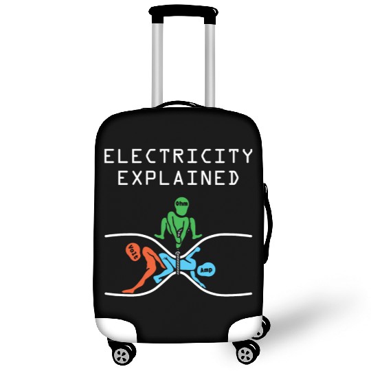 Electronic Physics Science Teacher Proton Neutron Luggage Covers