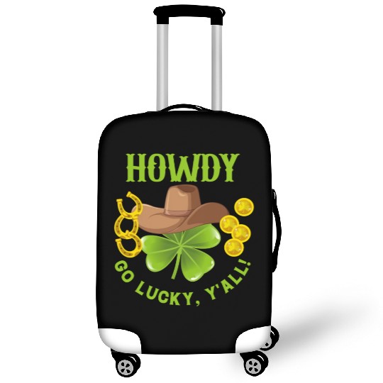 Howdy Go Lucky, Y'all! Saint Patrick's Day Apparel Luggage Covers