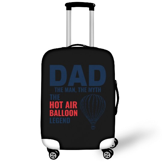 Hot Air Ballooning Hopper Balloon Dad Balloonist Luggage Covers