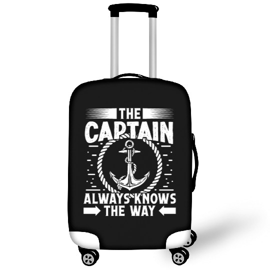 Ship captain captain always knows way boat owner Luggage Covers