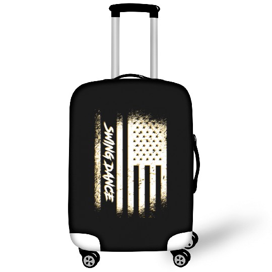 Patriotic 4th Of July American Flag Swing Dance Luggage Covers