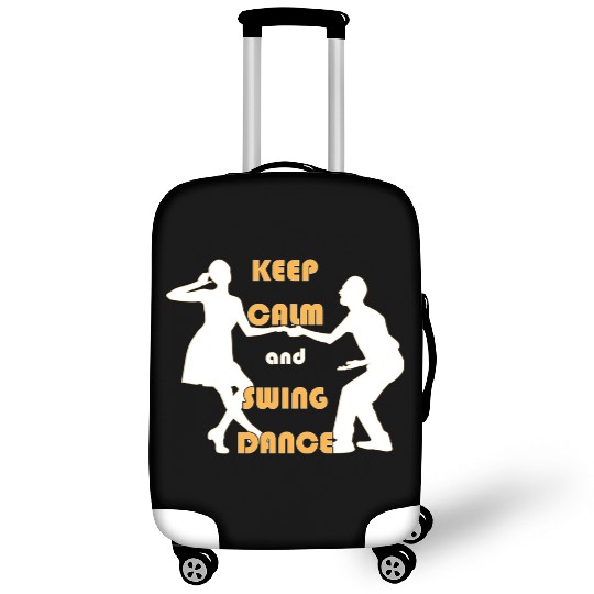 Dance Humor Keep Calm And Swing Dance Luggage Covers
