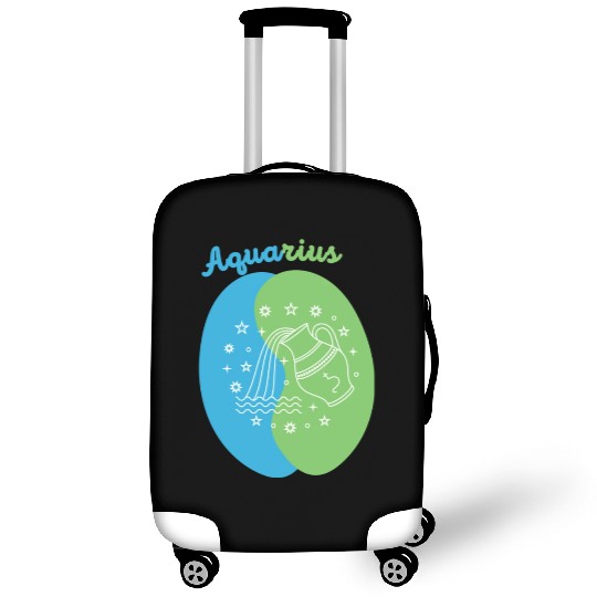 Aquarius: Embrace Your Unique Vision with Minimali Luggage Covers