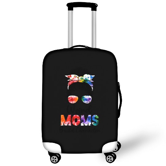 Weird moms build character Luggage Covers