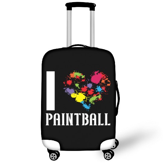 Paintball Paint Gun Paintball Player Paintballer Luggage Covers