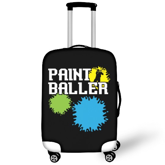 Paintball Paint Gun Paintball Player Paintballer Luggage Covers