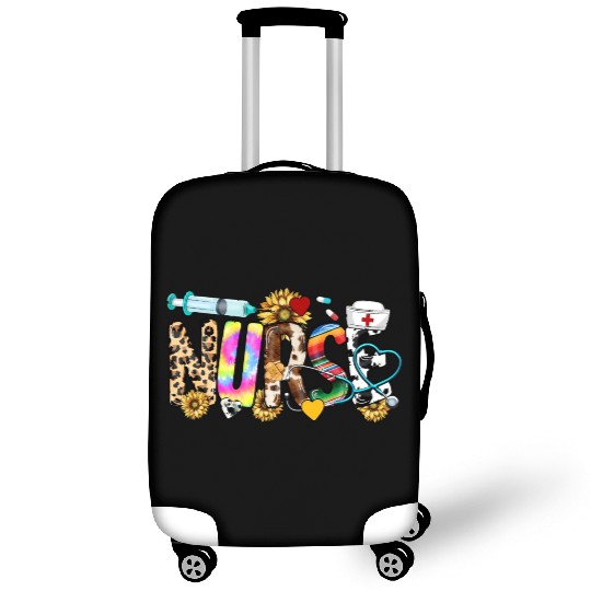 Registered Nurse Nursing School Nurse Week Leopard Luggage Covers