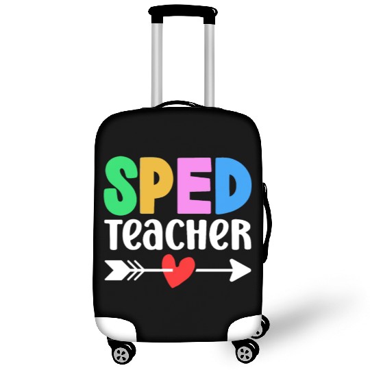 Sped Teacher Special Education Cute Awareness Luggage Covers