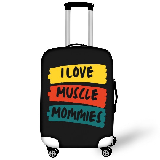 I Love Muscle Mommies Luggage Covers