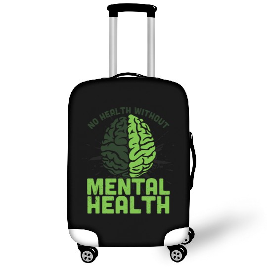 Brain No Health Without Mental Health Luggage Covers
