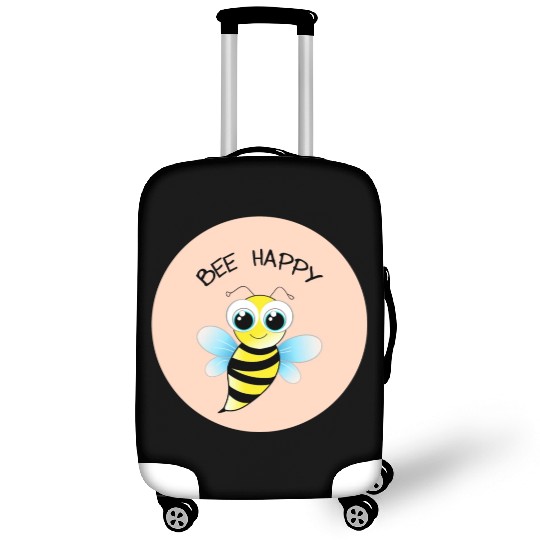 BEE HAPPY - MENTAL HEALTH STICKER Luggage Covers