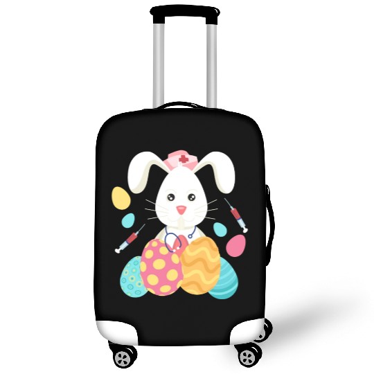 Easter Medical Bunny Eggs Nursing Rabbit Luggage Covers