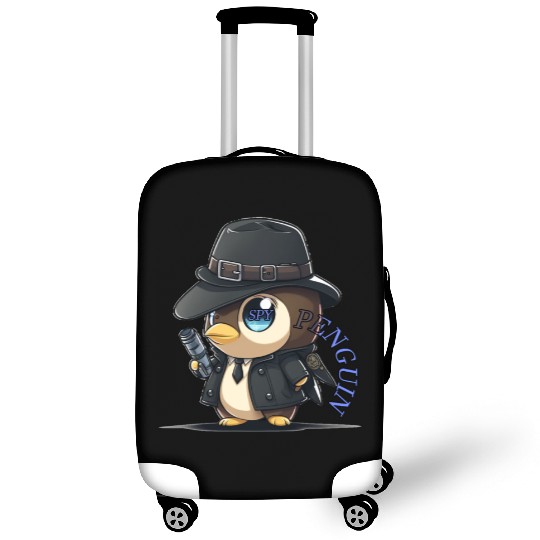 Spy Penguin Luggage Covers