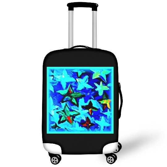 Blue Starry Night Sky Painting. Buy Now Luggage Covers