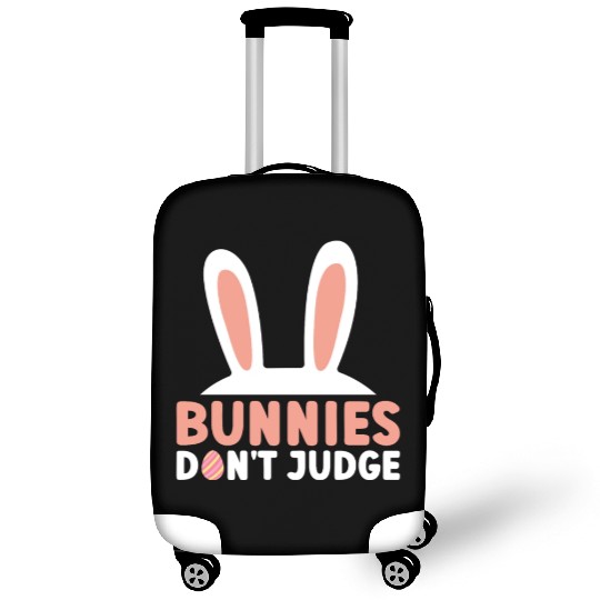 Bunnies Don't Judge - Atheism Easter Luggage Covers