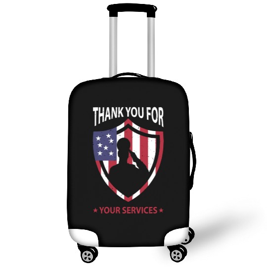 Thank you for your services Patriotic - veterans Luggage Covers