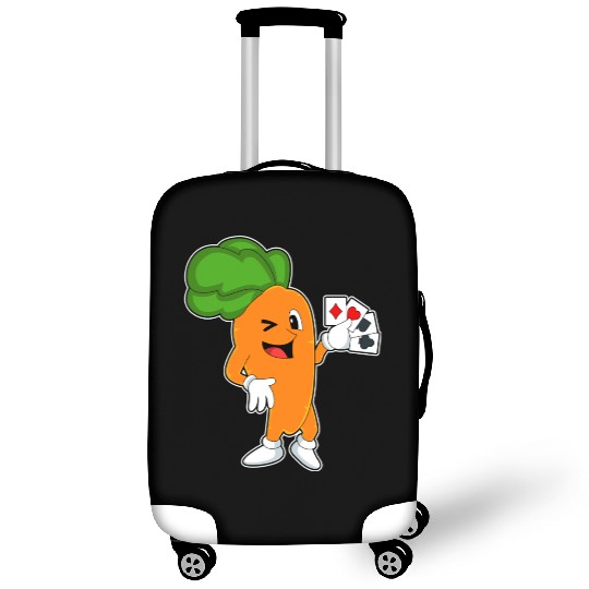 Carrot At Poker With Poker Cards Luggage Covers
