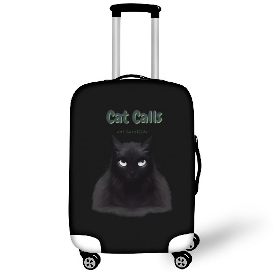 Cool Cat Not Interested in Cat Calls Luggage Covers
