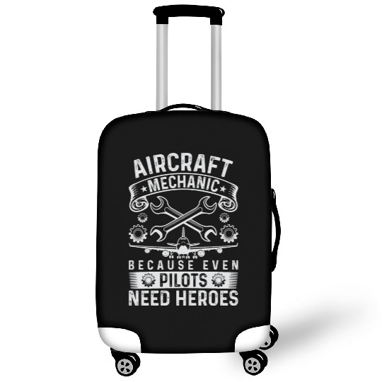Airplane Mechanic Funny Aviation Technician Luggage Covers