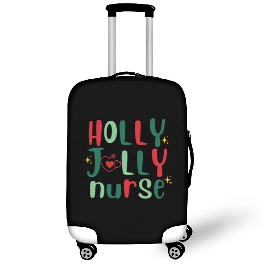 HOLLY JOLLY NURSE 3 Luggage Covers