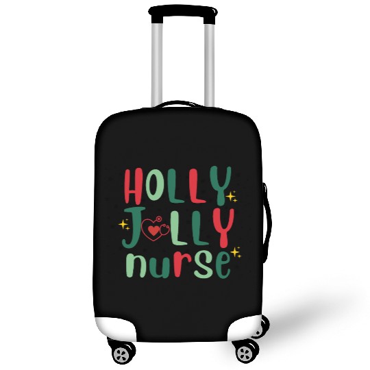 HOLLY JOLLY NURSE 3 Luggage Covers