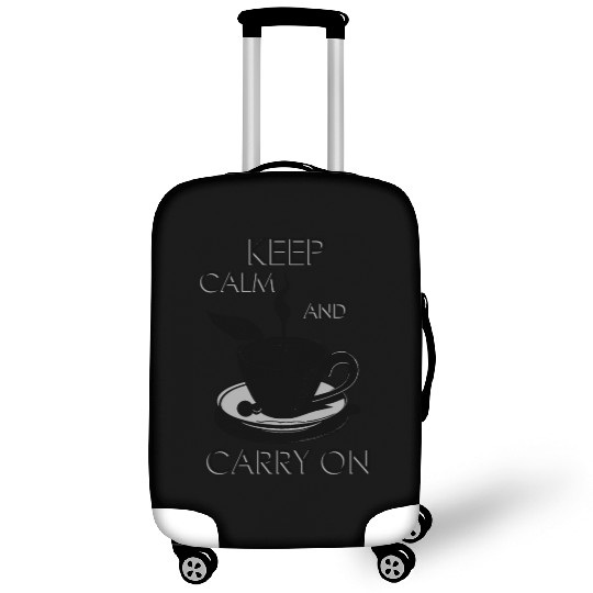 keep calm and carry on Luggage Covers
