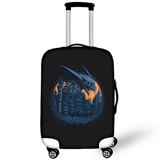 The raven dragon Luggage Covers