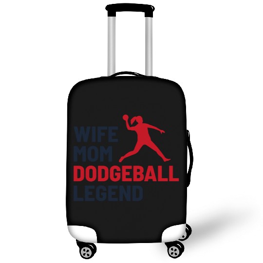 Dodgeball Player Mom Wife Legend Mummy Mother Luggage Covers