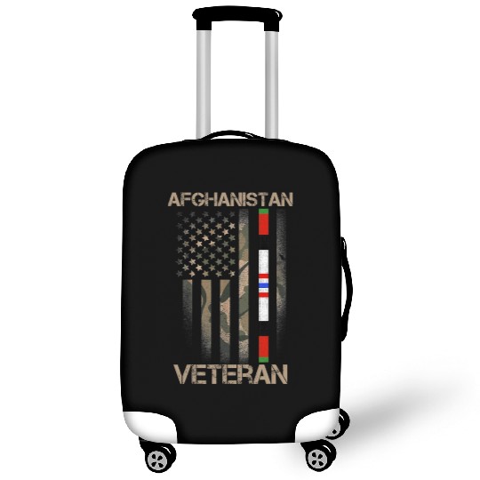 Afghanistan Veteran American US Flag Proud Army Mi Luggage Covers