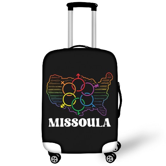 Missoula Pride Month Pride Flag LGBT Community LGB Luggage Covers