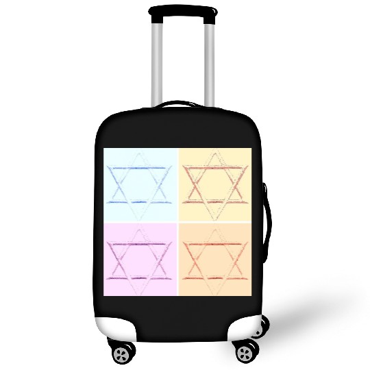 Star of David Design Luggage Covers