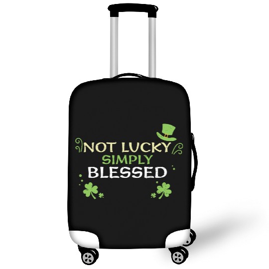Not Lucky Simply Blessed Luggage Covers