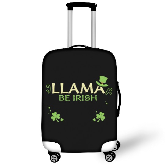 Llama Be Irish - St. Patrick's Day Luggage Covers
